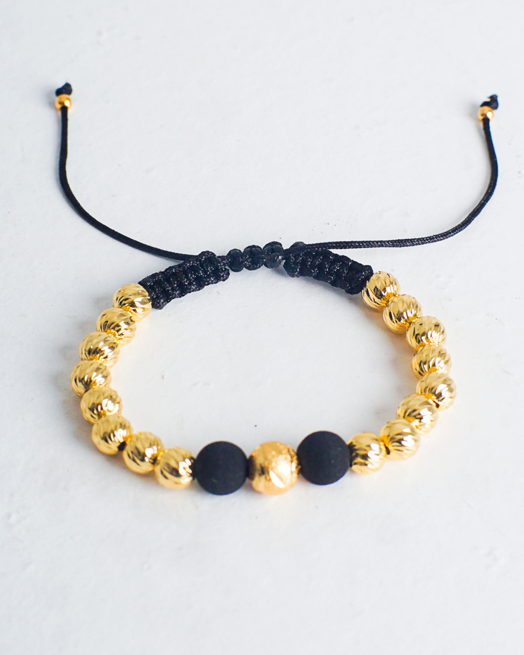 Pulsera Diamantada de Balines en Oro Laminado 18K