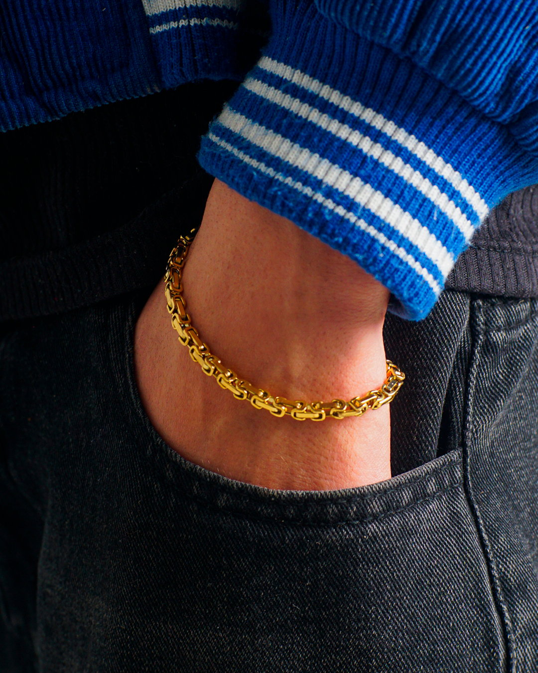 Pulsera Rústica -PUL 4MM/20CM