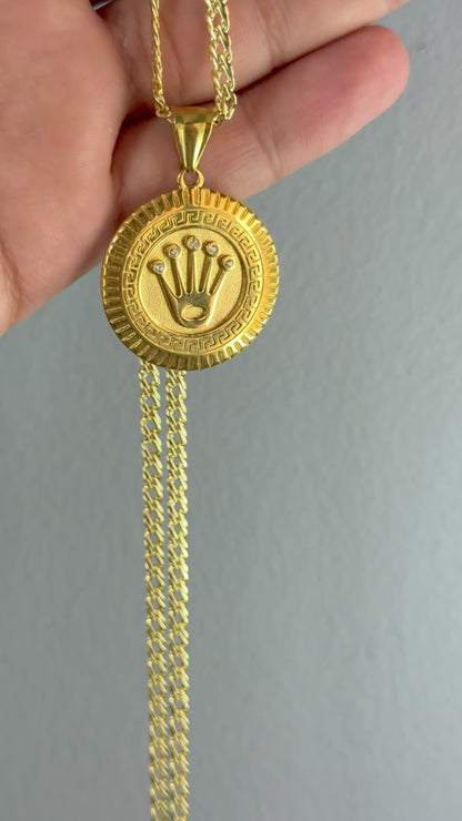 Dije Rolex en Oro Laminado 18K